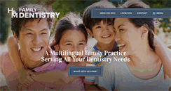 Desktop Screenshot of hmfamilydentistry.com